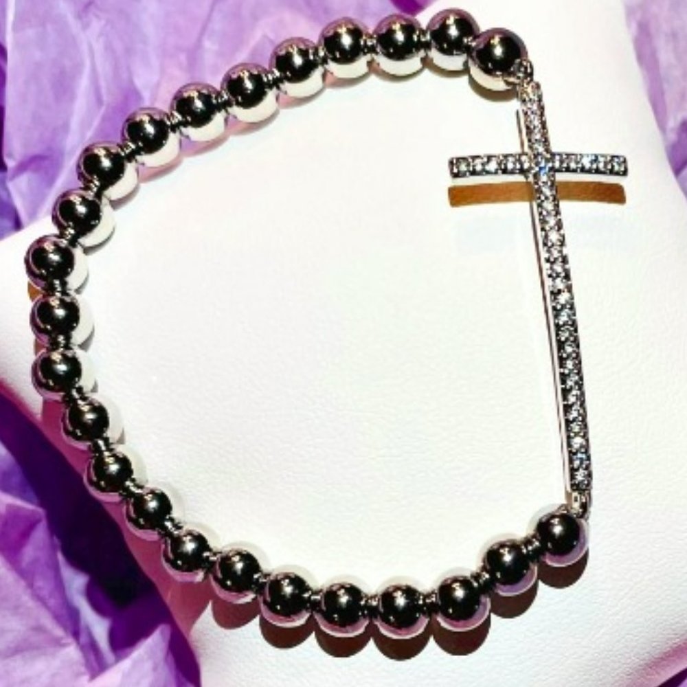 Favorite Diamond Cross Bracelet